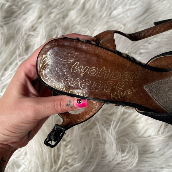 Vintage 70s RARE Bonnie Smith for Kimel Wedges - Picture 7 of 7